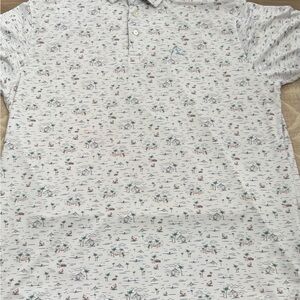 Rhoback Aloha Print Polo